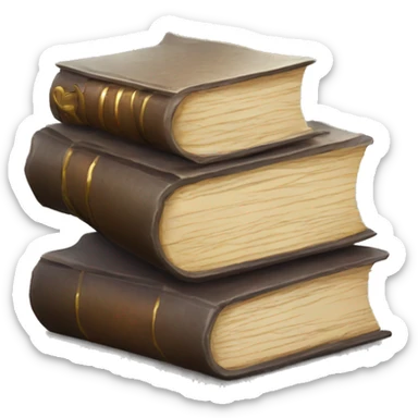 pile of books and scrolls, dungeons and dragons sticker