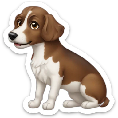 jane austen as a dog sticker