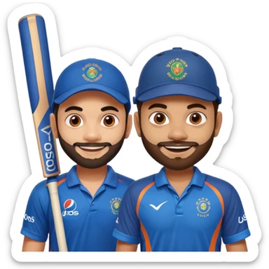Virat Kohli and rohit sharma  sticker