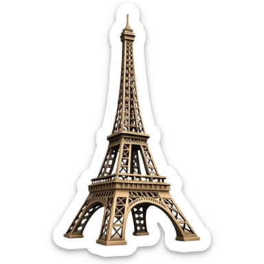 Eiffel tower sticker