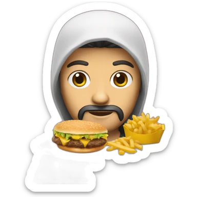 Ramzan Kadirov McDonald's sticker