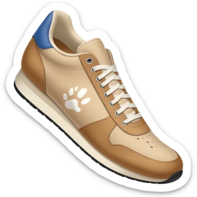  a human foot wearing a sneaker, fully visible, stepping firmly on the ground, leaving a clear shoe print under the sole. Rounded, glossy, smooth, soft shadows, white background.



 sticker