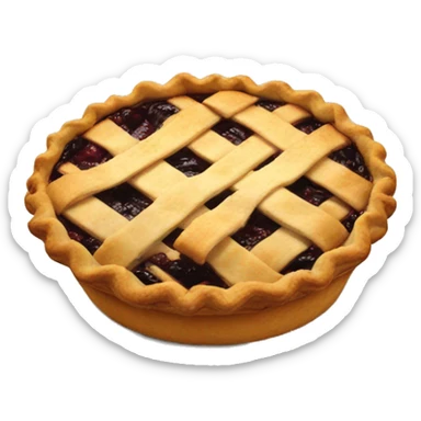 Pie sticker