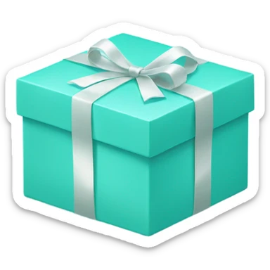 Tiffany blue box sticker
