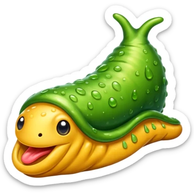 Slurped Nibbles Slug sticker