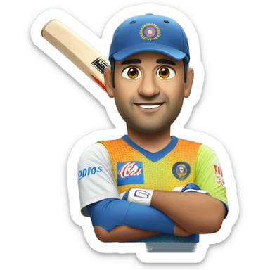 MS Dhoni sticker