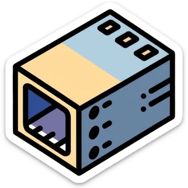 Network connector sticker