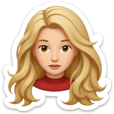 have more flow in the front of the hair sticker