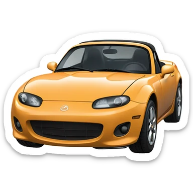 I am a happy man with a miata sticker