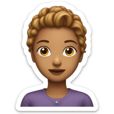 embrasser une fille sticker