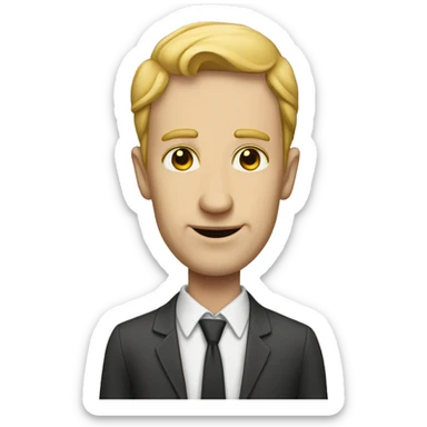 Very Tall whiteman sticker