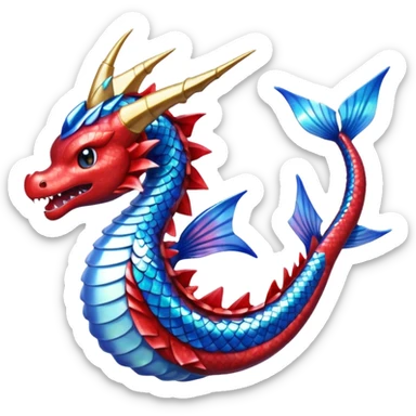glitter pokemon gyarados sticker