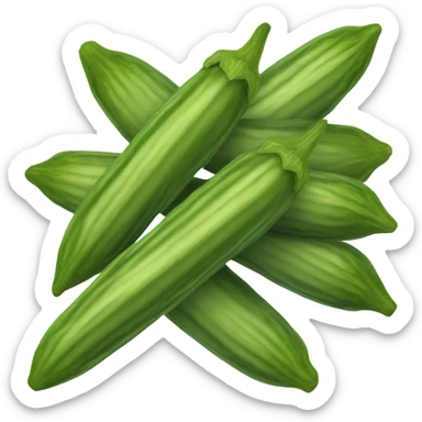 okra sticker