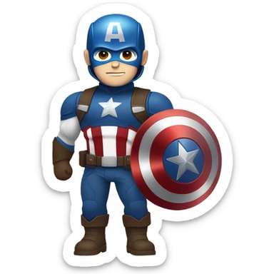 Steve rodgers captan America  sticker