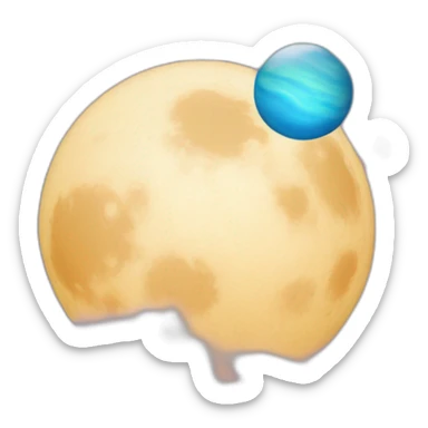 Letter "Darine" In sky with stars and random planets sticker