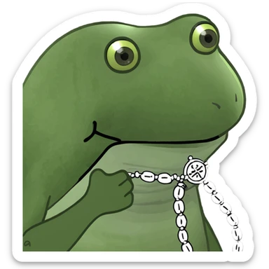 Beautiful catholic rosary sticker