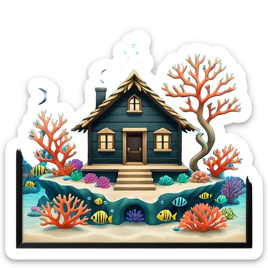 water elemental tribe house sticker