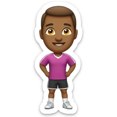 emoji of a physical education teacher sticker
