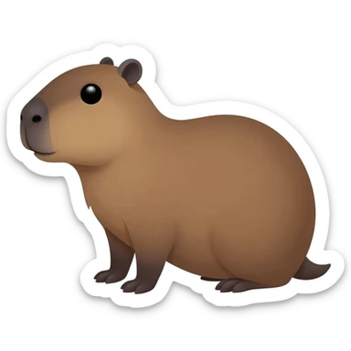 Animals capybara sticker