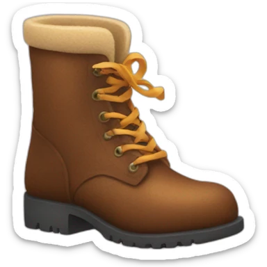 Felt boots sticker