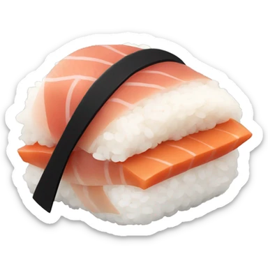 Tuna sushi nigiri sticker