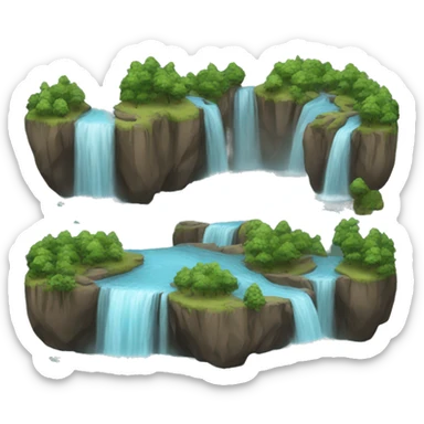 Waterfalls sticker