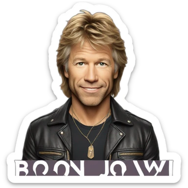 Bon Jovi new jersey sticker