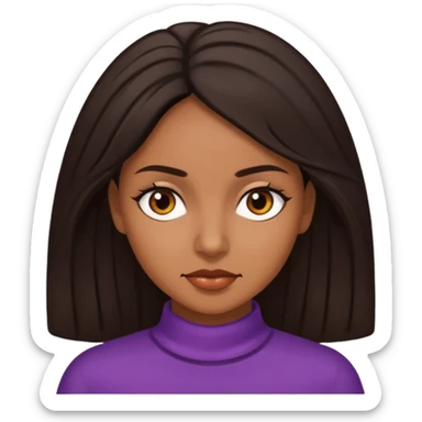 Morena parda sticker