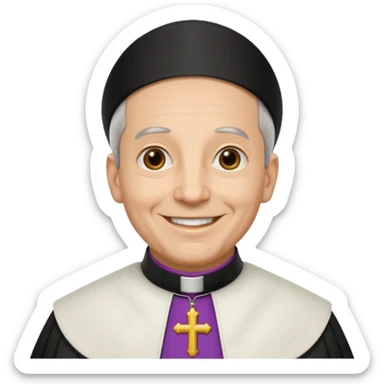 Make me a archbishop zucchheto sticker