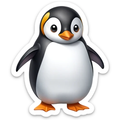 Penguin sticker