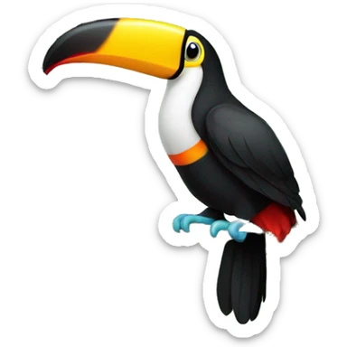 toucan in the jungle sticker