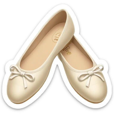Chanel ballet flats sticker