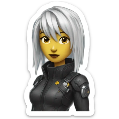 Cyberpunk rebbeca sticker