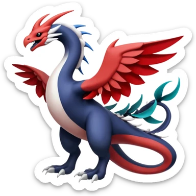 Yveltal-Lugia-Fakémon-hybrid-creature (full body)  sticker