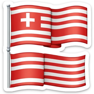 Seeland country flag sticker