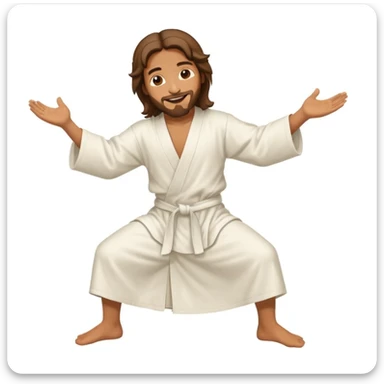 Jesus breakdancing sticker