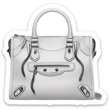 black bag balenciaga sticker