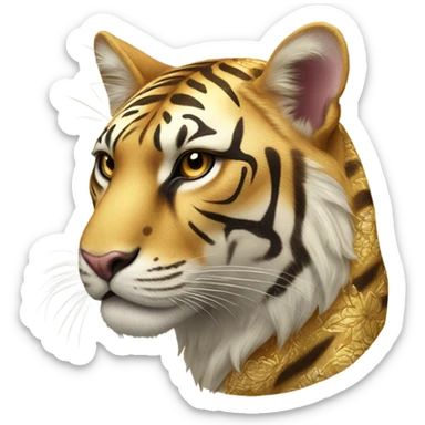 TigirLily Gold sticker