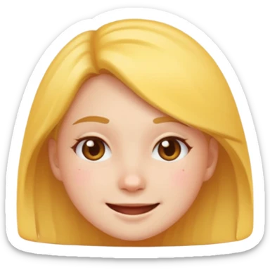 girl emoji with pimple sticker