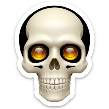 Gojo skeleton sticker