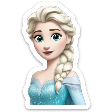 Elsa Frozen sticker
