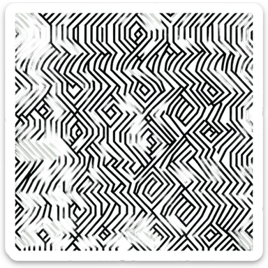 simple modern sparkle over a contemporary roll of fabric with geometric pattern, clean design, not decorative or holiday-themed sticker