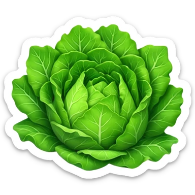 lettuce leaf sticker