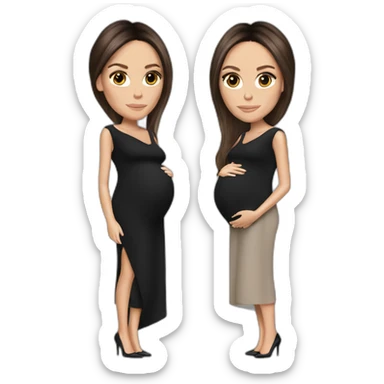 victoria beckham pregnant sticker