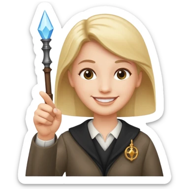 Docent with pointing wand,Museum Staff sticker