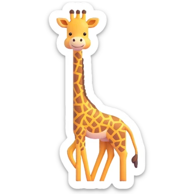 giraffe sticker