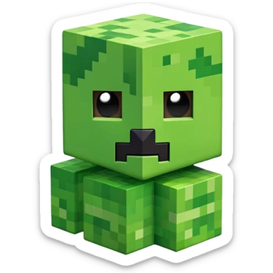 Minecraft Creeper sticker