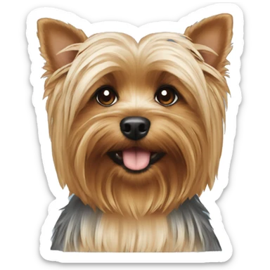 Perros yorkies sticker