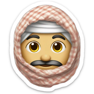 Keffieh palestinian sticker