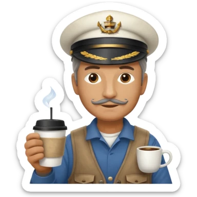 fishing vessel captain sticker
